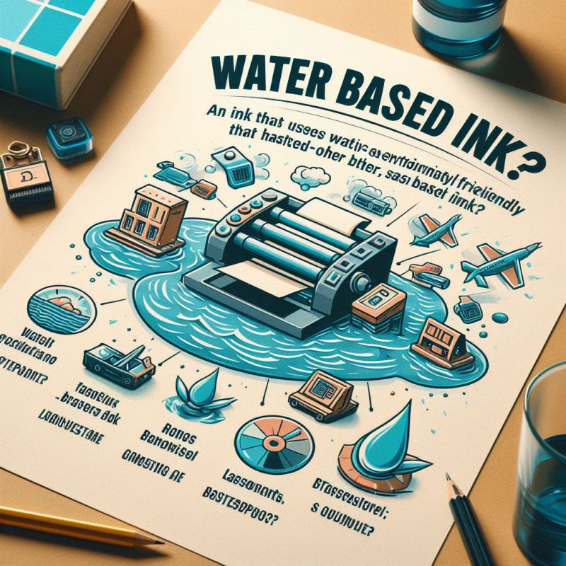 What are the advantages and uses of water-based ink? - Rcpbco